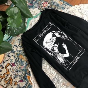 The moon tarot card sweatshirt dress